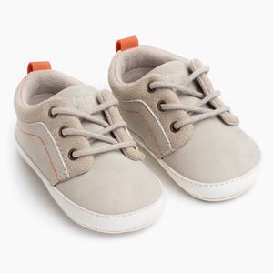 Zapato de bebe niño cordón beige (14 a 18)