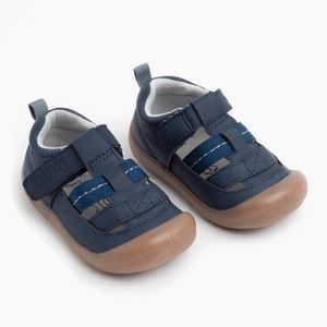 Sandalia de niño básica velcro azul (17 a 20)