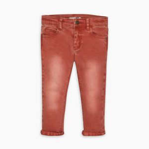 Jeans de niño clásico rojo (3 a 36 meses)