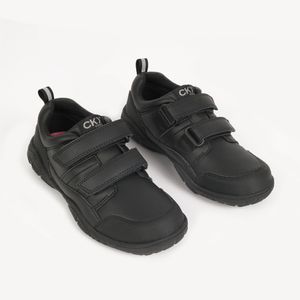 Zapato escolar de niño senior negro (34 a 41)