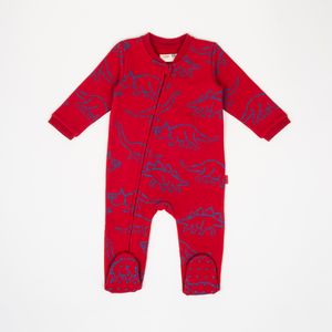 Pijama de bebe niño dinosaurios rojo (0 a 24 meses)