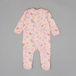 Pijama de bebe niña conejos rosado (0 a 24 meses)