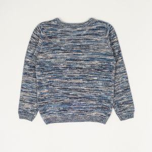 Sweater de niño jaspeado azul (3 a 36 meses)