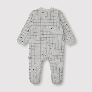 Pijama de bebé niña conejitas gris (0 a 24 meses)