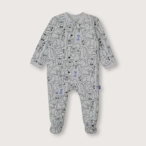 Pijama de bebé niño entero osos gris (0 a 24 meses)