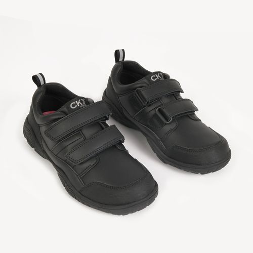 Zapato escolar de niño junior negro (23 a 29)