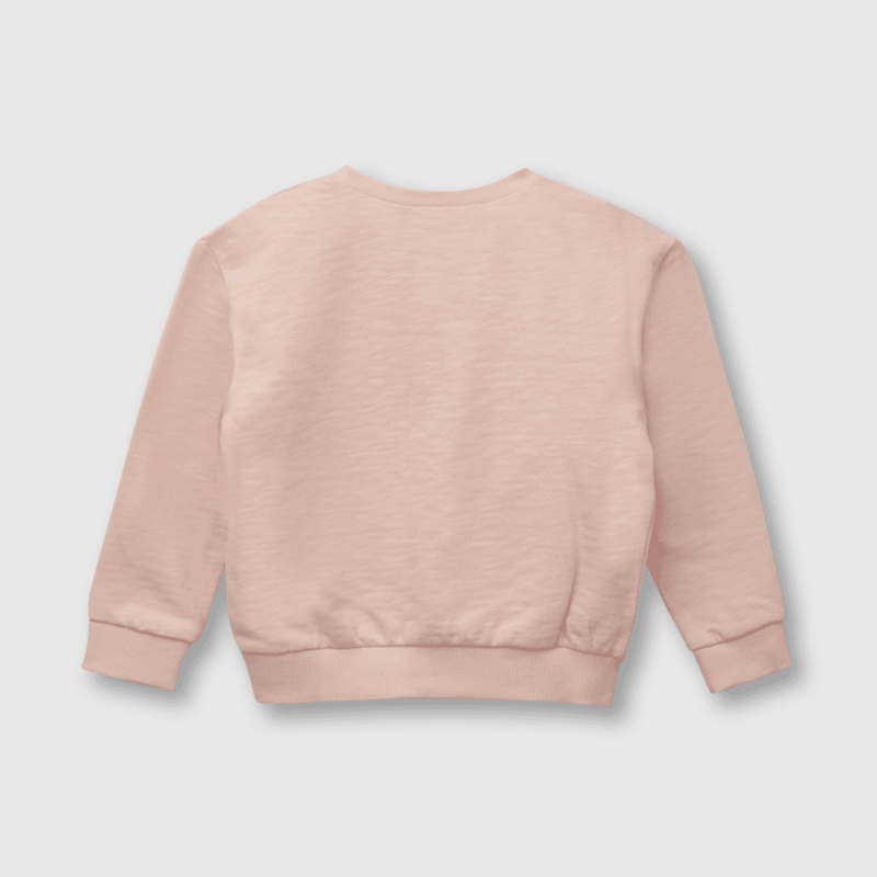 Polerón de niña cupcake rosado (3 meses a 3 años)