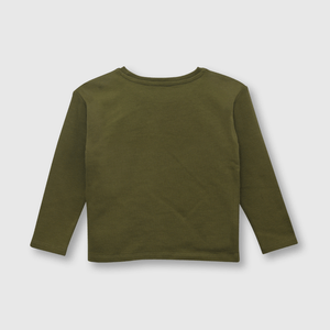 Polerón de niño color verde (3 meses a 3 años)