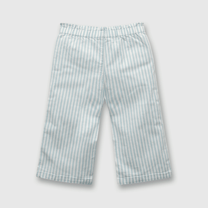 Jeans de niña ancho listado azul (3 meses a 3 años)