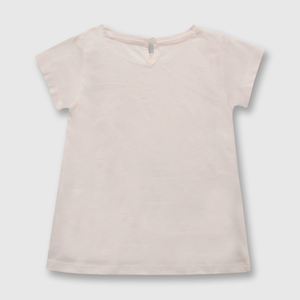 Polera de niña arcoiris rosado (3 meses a 3 años)