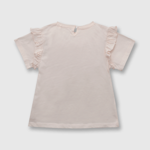 Polera de niña ballena rosado (3 meses a 3 años)