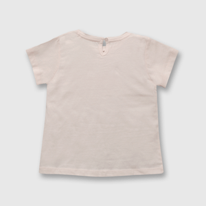 Polera de niña plantas rosado (3 meses a 3 años)