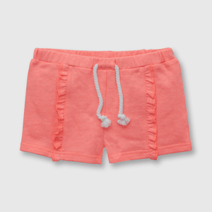 Short de niña color vuelitos rosado (3 meses a 3 años)