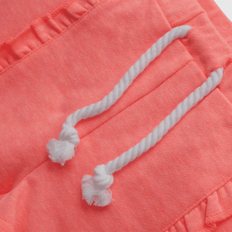 Short de niña color vuelitos rosado (3 meses a 3 años)