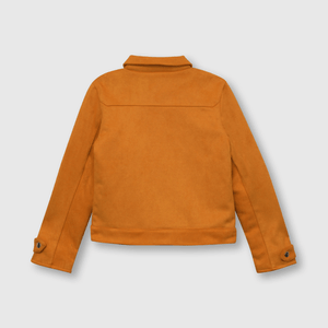 Chaqueta de niña biker amarillo (2 años a 12 años)
