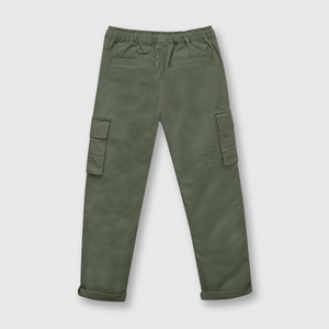 Pantalón de niño cargo verde (2 años a 12 años)