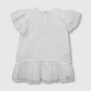 Vestido de niña ceremonia blanco (3 meses a 3 años)