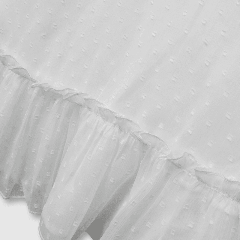 Vestido de niña ceremonia blanco (3 meses a 3 años)