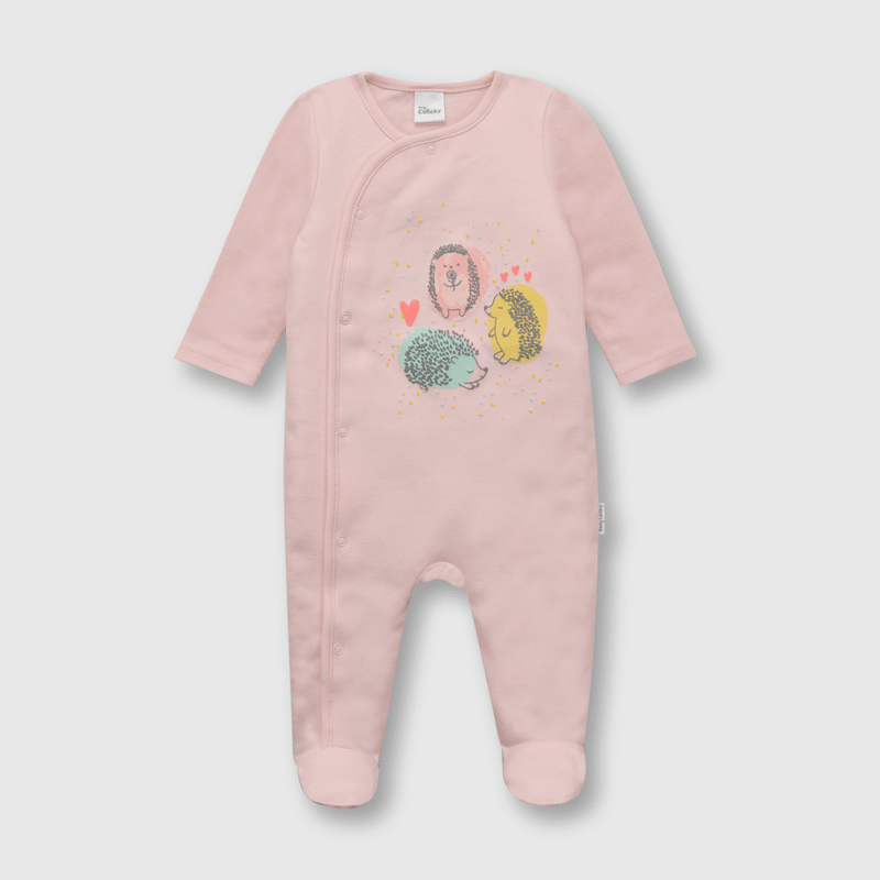 Osito de bebe niña puerco espin rosado (0 a 6 meses)