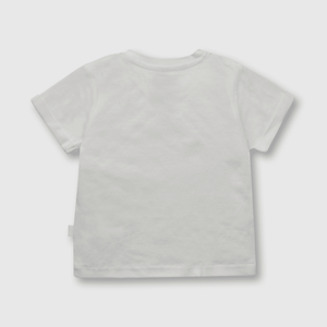 Polera de bebé niño Dalmatas blanco (0 a 12 meses)