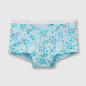 Calzón de niña 3 pack pantaleta Ariel calipso claro (2 años a 12 años)