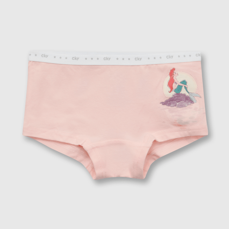 Calzón de niña 3 pack pantaleta Ariel calipso claro (2 años a 12 años)