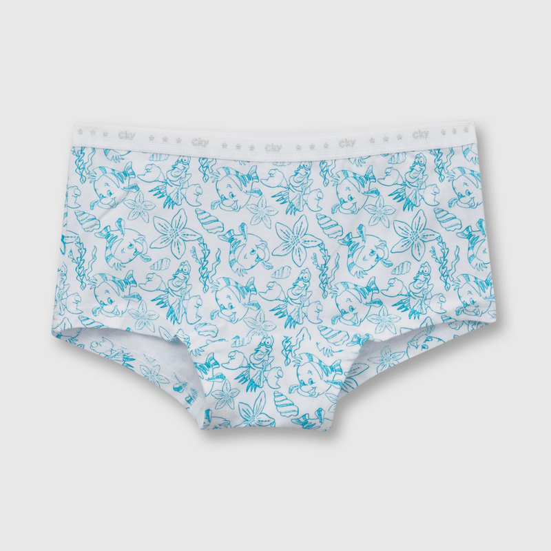 Calzón de niña 3 pack pantaleta Ariel calipso claro (2 años a 12 años)