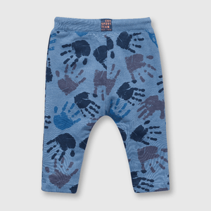 Pantalón de niño estampado azul (3 meses a 3 años)