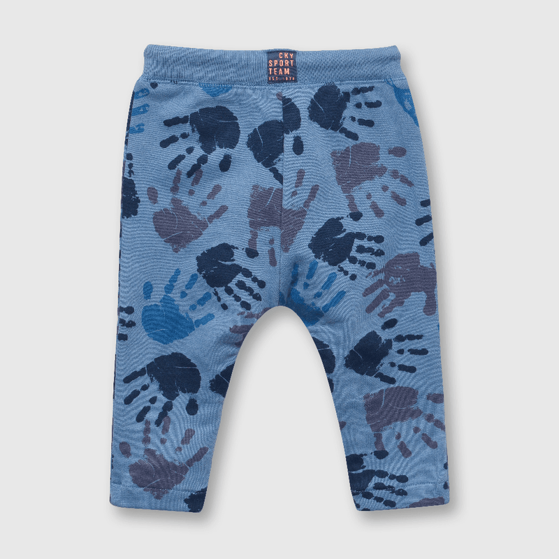Pantalón de niño estampado azul (3 meses a 3 años)