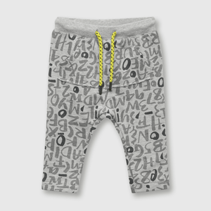Pantalón de niño estampado gris (3 meses a 3 años)