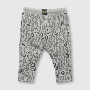 Pantalón de niño estampado gris (3 meses a 3 años)