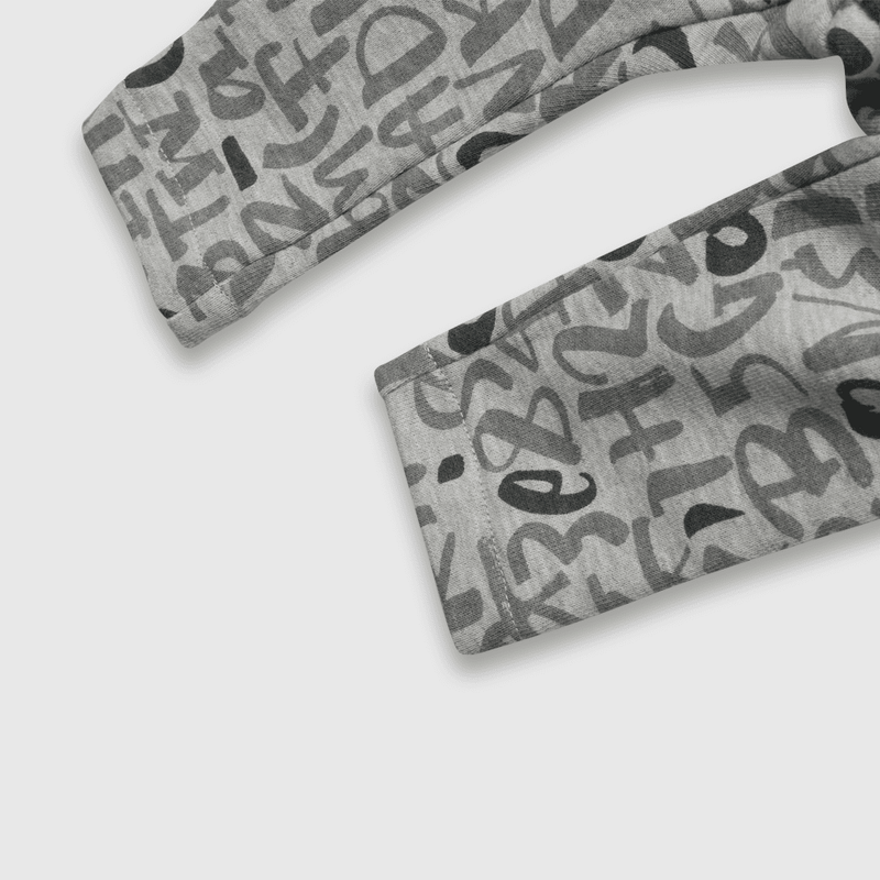 Pantalón de niño estampado gris (3 meses a 3 años)
