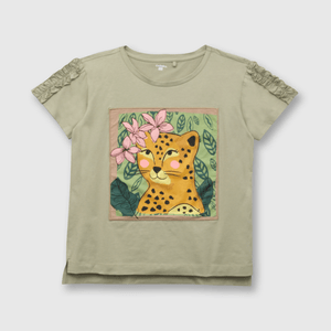 Polera de mujer tigre verde (S a L)
