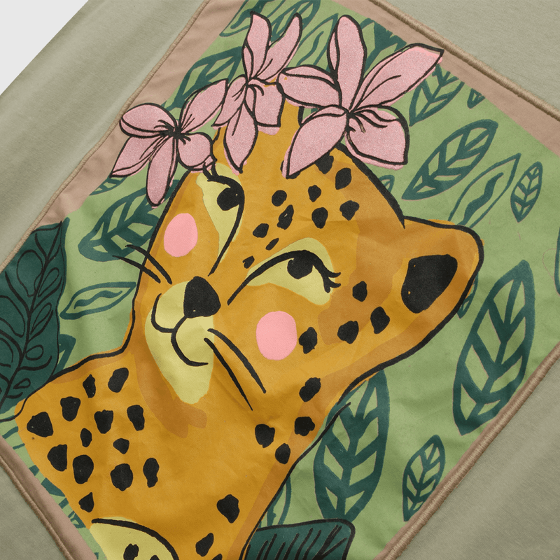 Polera de mujer tigre verde (S a L)