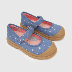 Ballerina de niña estampada azul (28 a 38)
