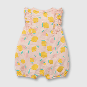 Osito de bebe niña frutas rosado (0 a 6 meses)