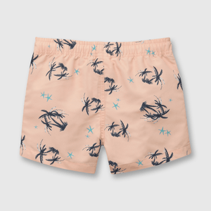 Traje de baño de niño tropical naranjo (3 meses a 3 años)