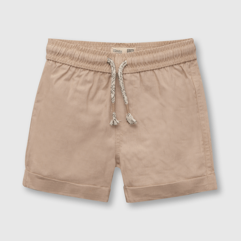 Bermuda de niño color liviana beige (3 meses a 3 años)