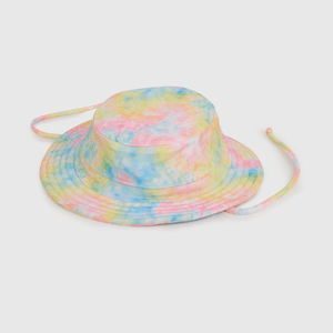 Sombrero de niña para playa filtro UV rosado (0 a 9 meses)