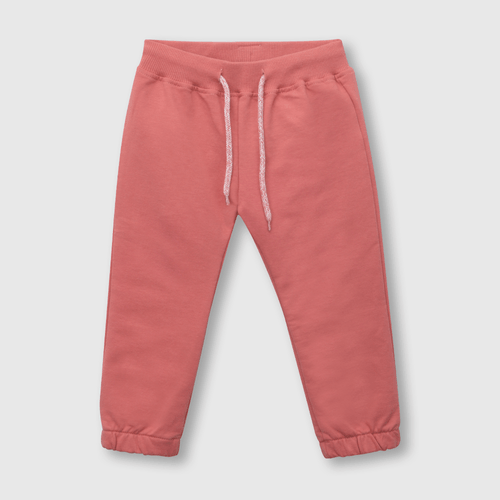 Pantalón de bebé niña de buzo rosado (3 a 36 meses)