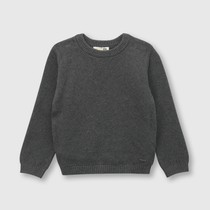Sweater de bebé niño clasico gris (3 a 36 meses)