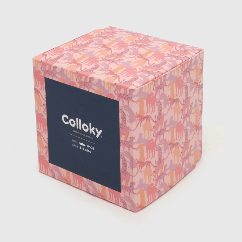 Calcetin de niña 3 pack en caja calipso (6 a 8 años)