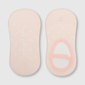 Calcetin deportivo de bebe niña 2 pack rosado (0 a 2 años)