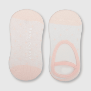 Calcetin deportivo de bebe niña 2 pack rosado (0 a 2 años)