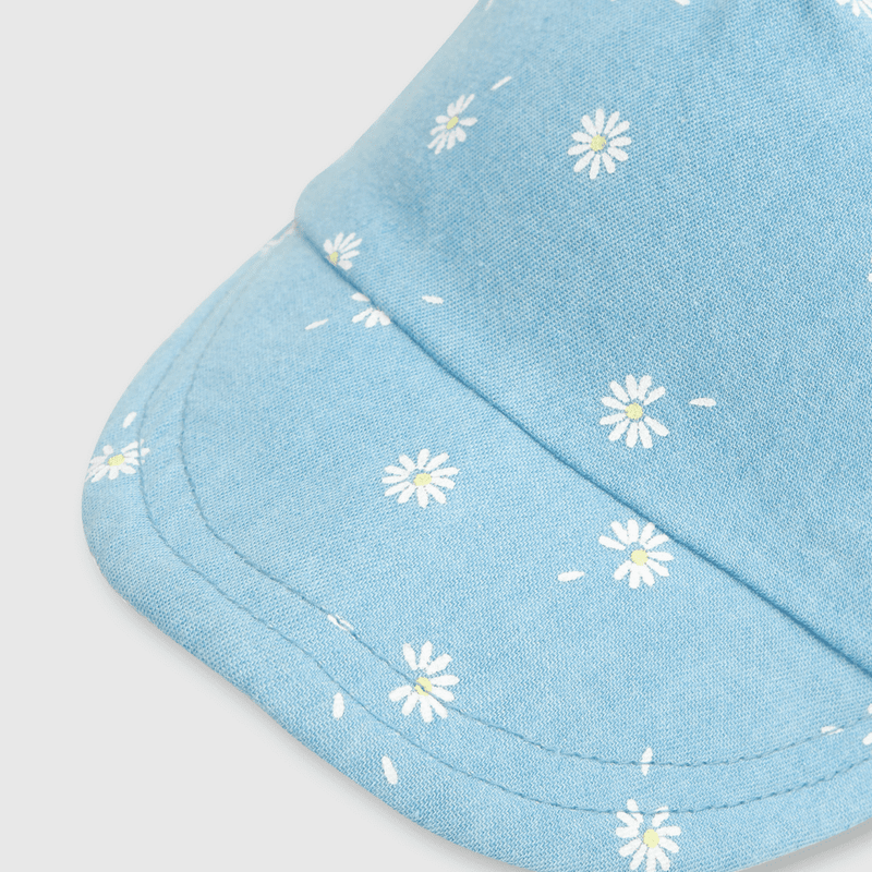 Jockey de bebe niña mezclilla estampada azul (3 a 24 meses)
