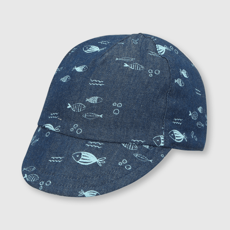 Jockey de bebe niño mezclilla estampado azul (3 a 24 meses)