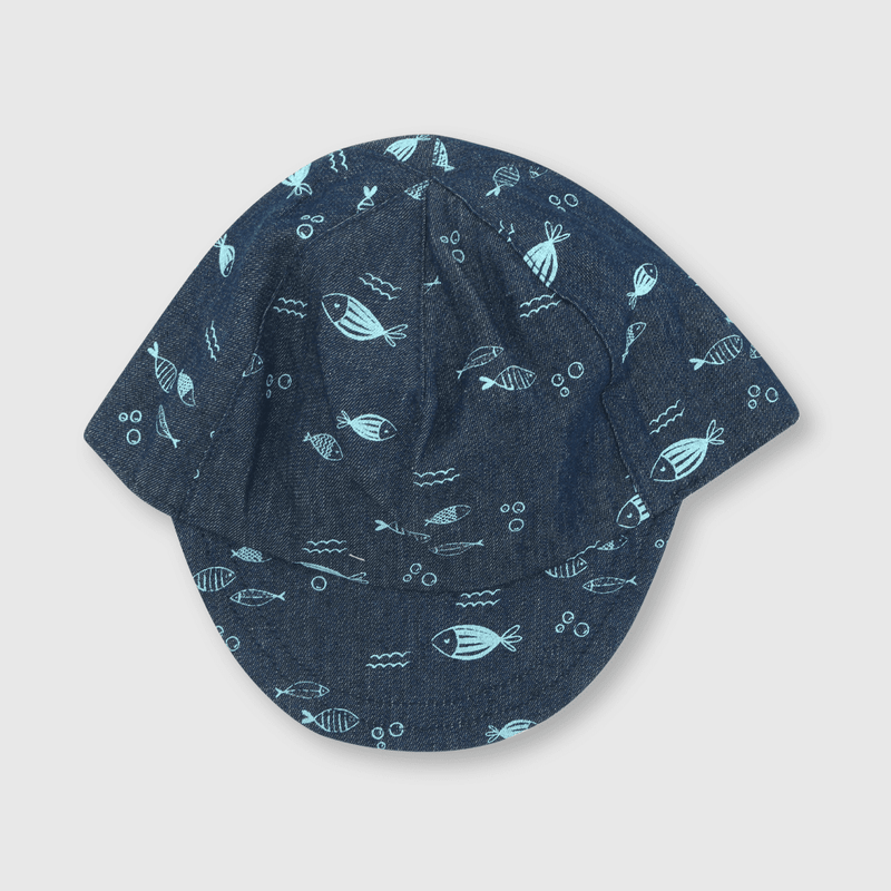 Jockey de bebe niño mezclilla estampado azul (3 a 24 meses)