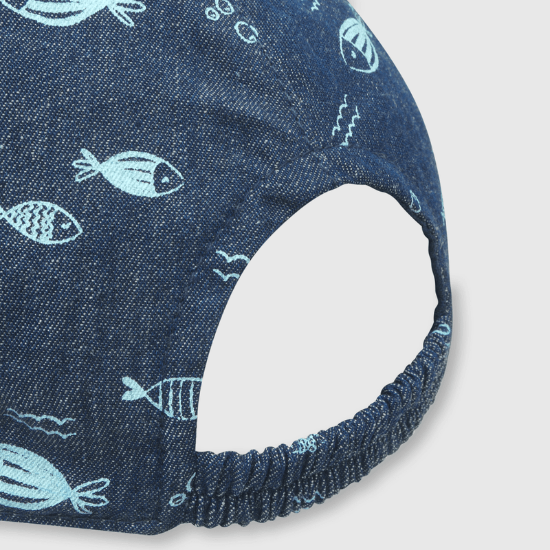 Jockey de bebe niño mezclilla estampado azul (3 a 24 meses)