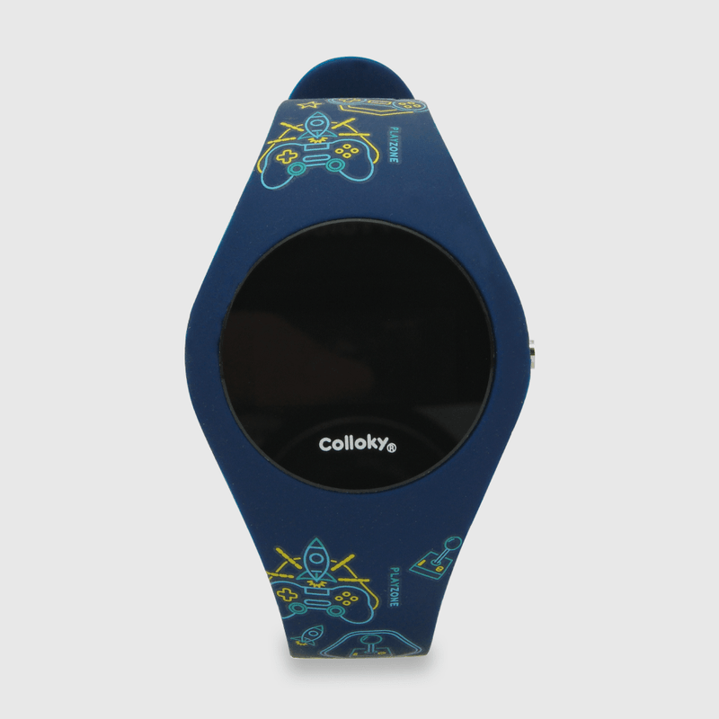 Reloj digital de niño azulino