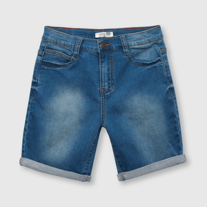 Bermuda de niño mezclilla azul (2 a 12 años)